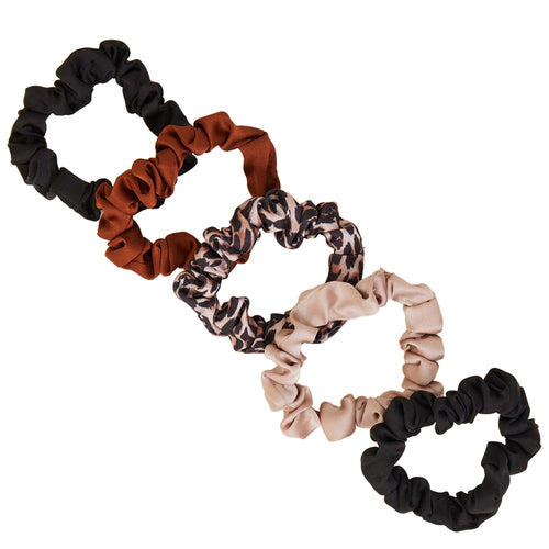 Accessorize London Women's Leopard Print Scrunchies