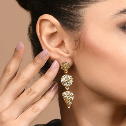 Accessorize London Women's Geometric Drop Earrings