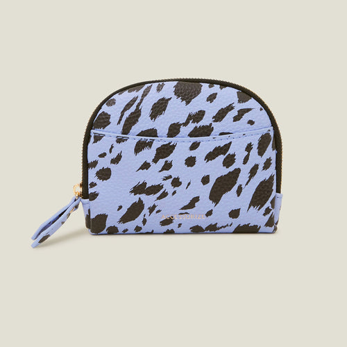 Accessorize London Women's Blue Dalmatian Print Coin Purse