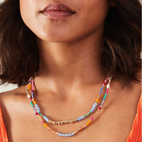 Accessorize London Women's Multi Layered Beaded Necklace