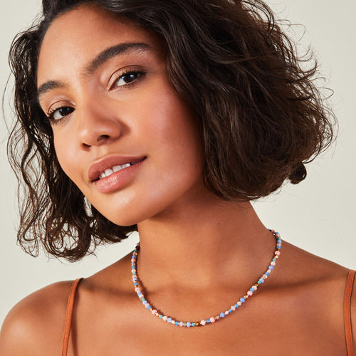 Accessorize London Women Multi Beaded Necklace