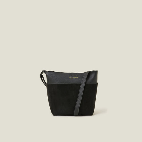 Black Mini Bucket Sling Bag