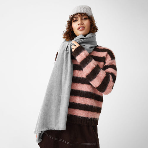 Grace Super-Soft Blanket Scarf Grey
