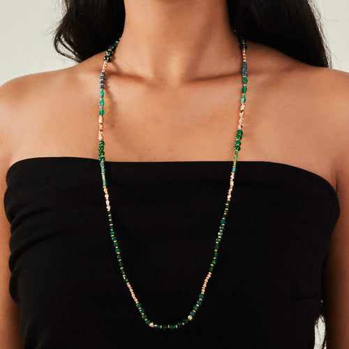Multi Longline Beaded Necklace