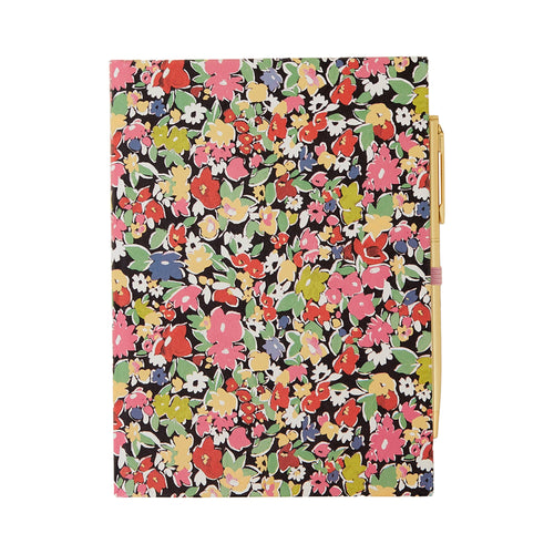 Floral Print Notebook and Pen