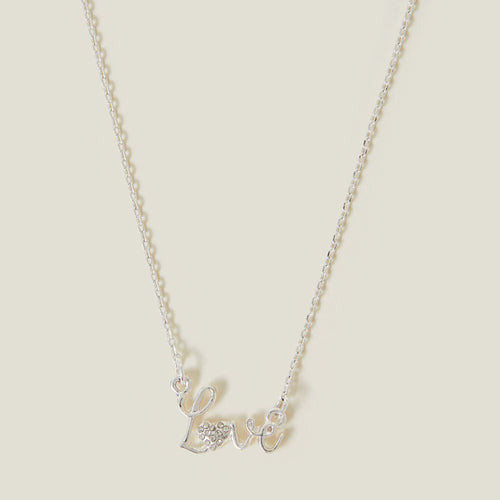 Accessorize London Women Love Pendant Necklace