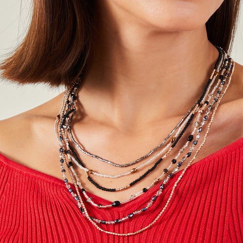 Layered Beaded Necklace