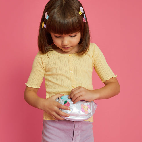 Silver Metallic Bum Bag