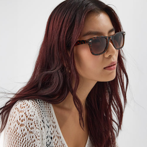 Classic Tort Square Sunglasses