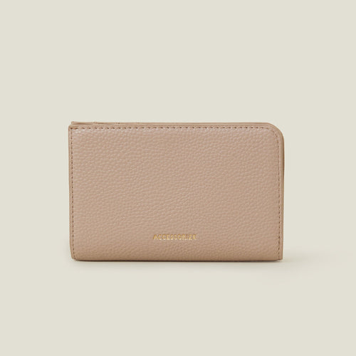 Accessorize London Women's Pink Back Zip Pocket Purse