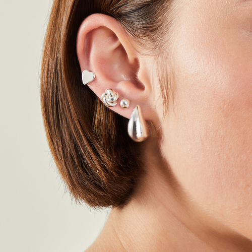 Knot Stud Earrings Pack of 5