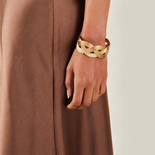 Plated Textured Bangle