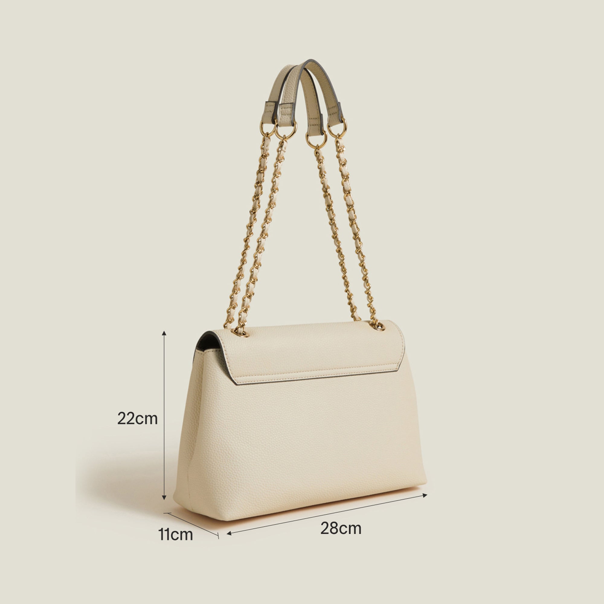 Cream Heart Shoulder Bag - Accessorize India