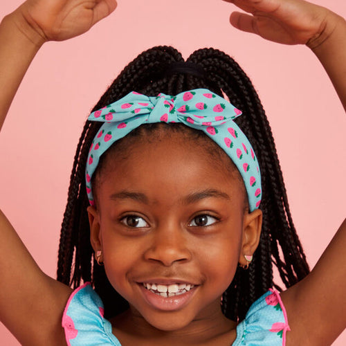Strawberry Print Headband