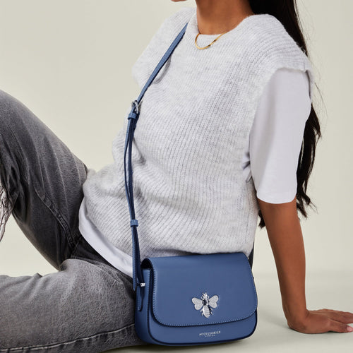 Blue Bee Sling Bag