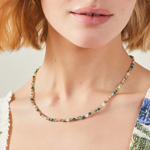 Gold Round Bead Necklace