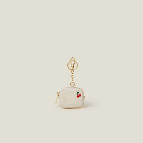 Cream Cherry AirPod Case Keyring