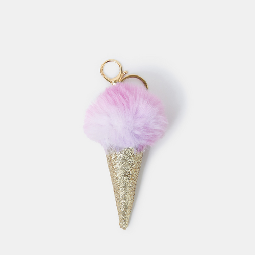 Fluffy Ice Cream Bag Charm
