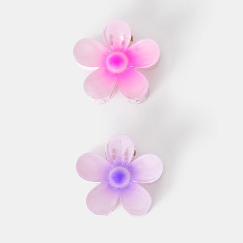 Flower Claw Clips Pack Of 2