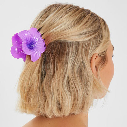Tropical Flower Claw Clip
