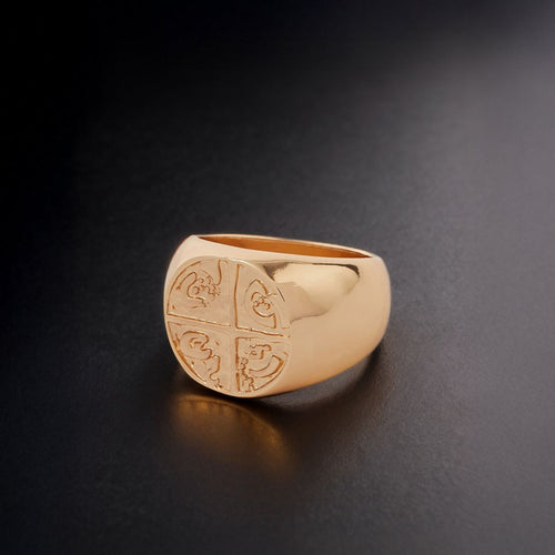Gold Sovereign Ring-Small