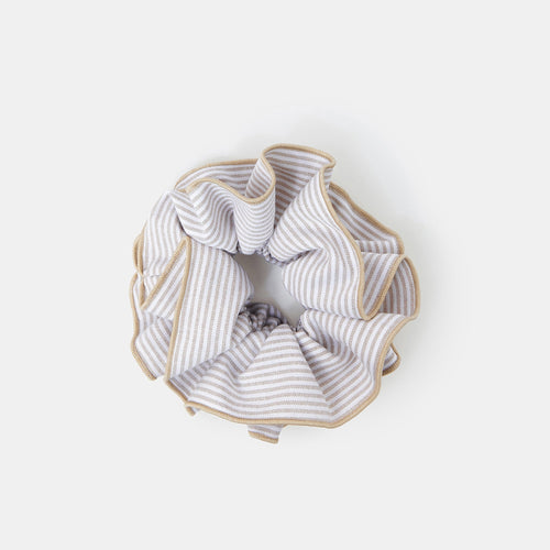 Multi Oversized Stripe Hair Scrunchie