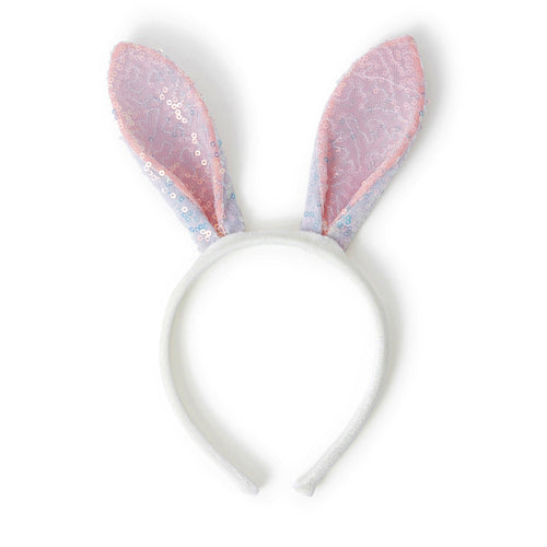Sequin Bunny Ears Headband