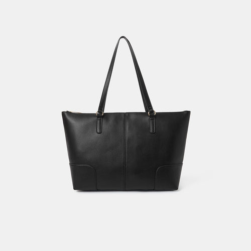 Black Plain Tote Bag