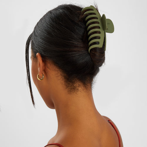 Large Matte Hair Claw Clip