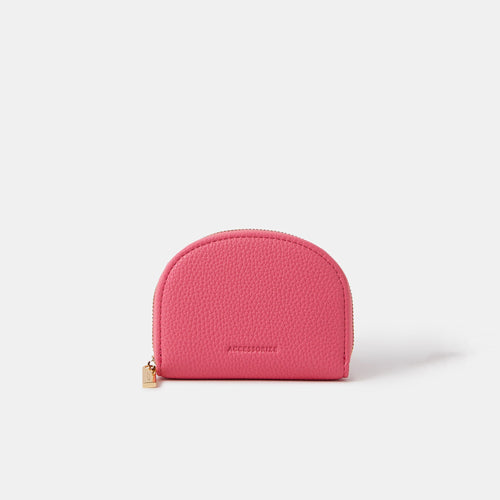 Pink Crescent Coin Purse