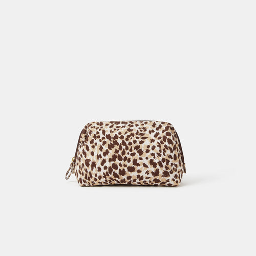 Multi Cheetah Make Up Bag