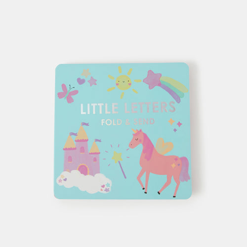 Girls Unicorn Little Letters Stationery Book
