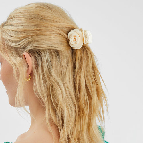 Rose Hair Claw Clip