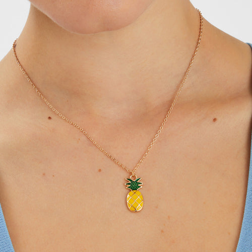 Pineapple Pendant Necklace