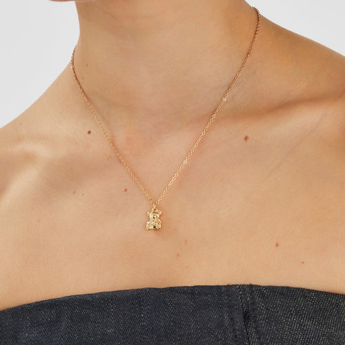 Teddy Bear Pendant Necklace