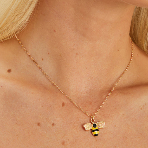 Bee Pendant Necklace