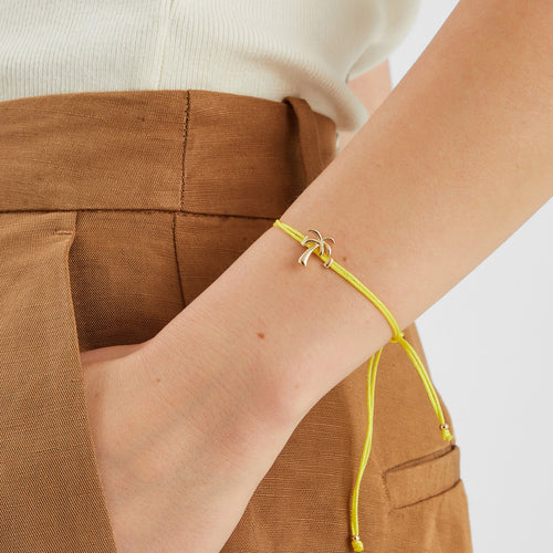 Palm Charm Cord Bracelet
