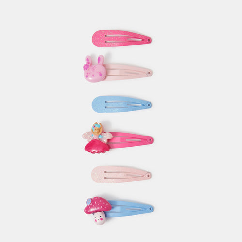 Kids Fairy Hair Clips Set Of 6
