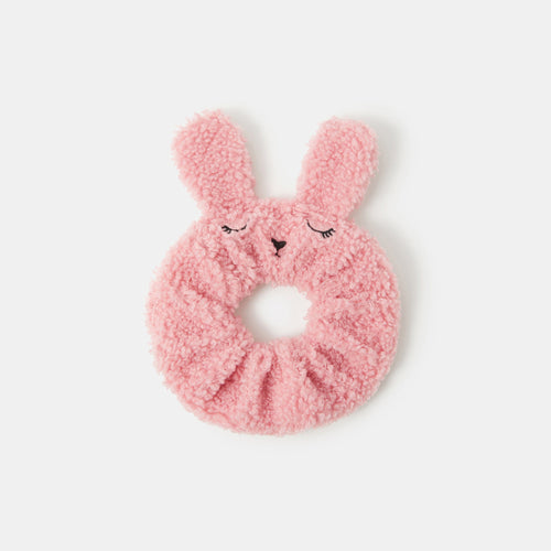 Kids Bunny Borg Hair Scrunchie