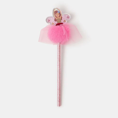 Girls Fairy Pom Pom Pencil