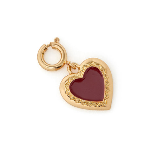 Enamel Heart Jewellery Charm Pendant