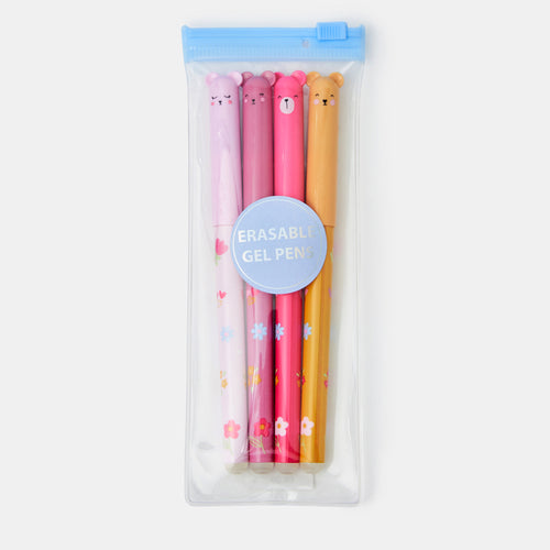 Pack of 4 Girls Erasable Gel Pens