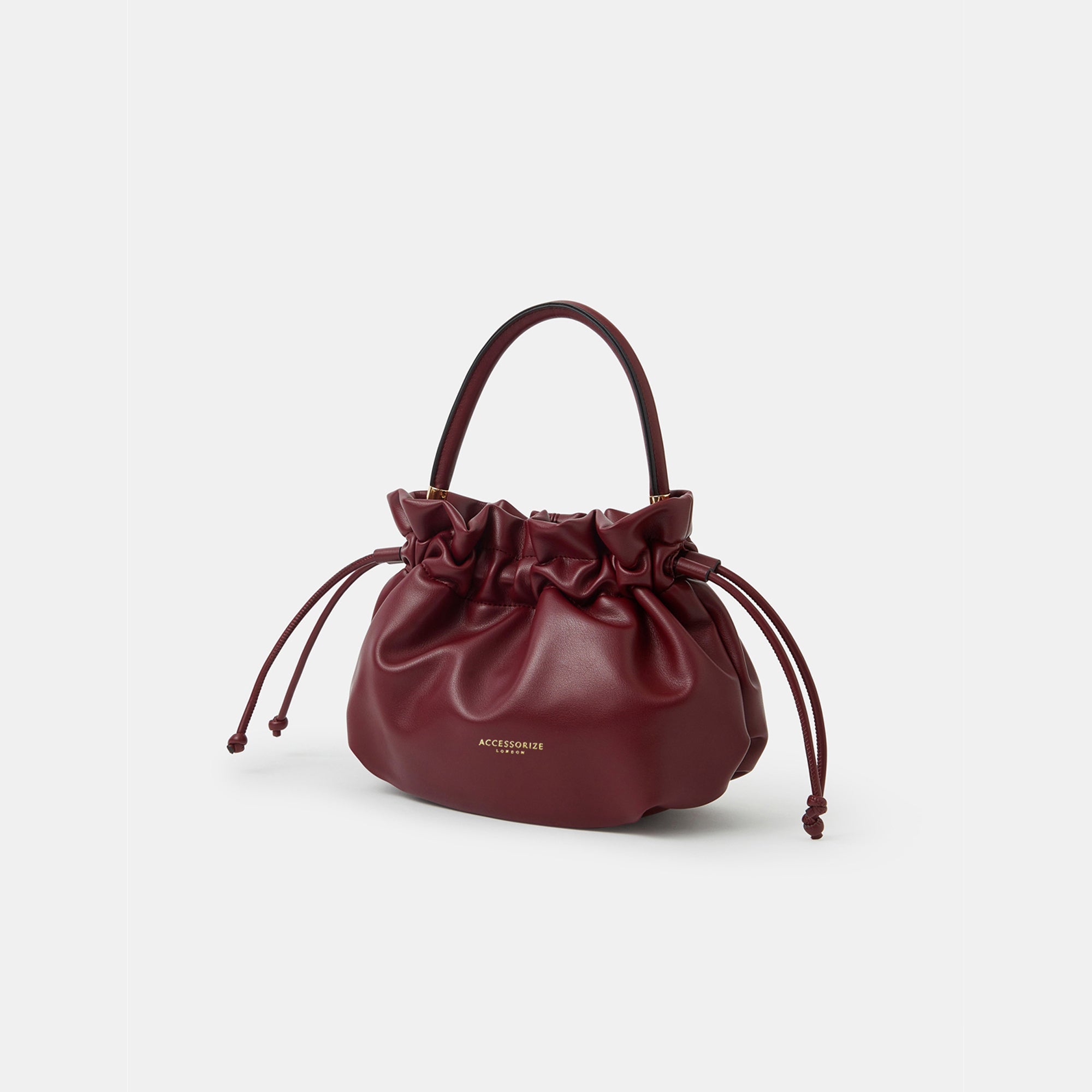 Maroon Drawstring Handheld
