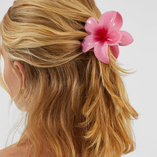 Tropical Flower Hair Claw Clip