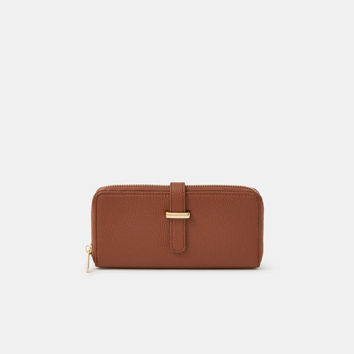 Brown Tab Purse