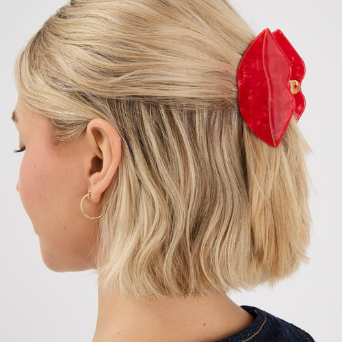 Kiss Me Quick Lips Clawclip