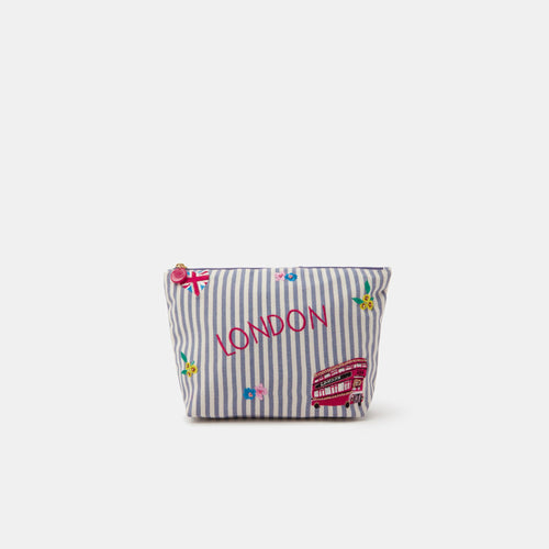 London Stripe Make Up Bag