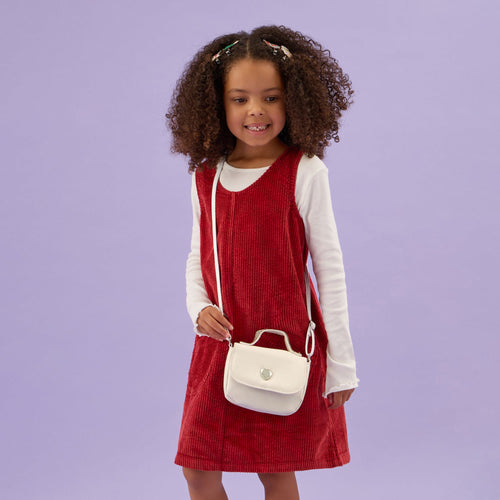 Kids Girls Glitter Handle Crossbody Bag