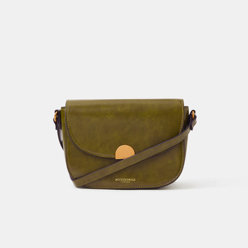 Green Boxy Sling Bag