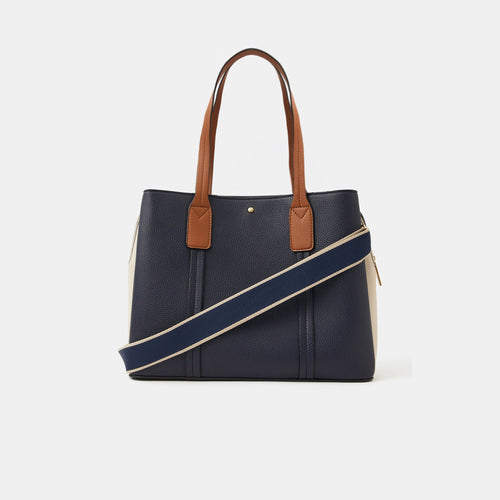 Triple Compartment Shoulder Bag